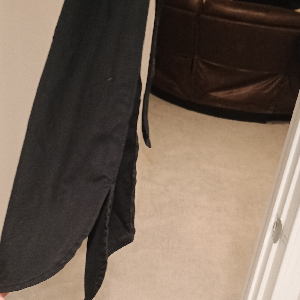 Necessary Objects Classic Black Button-Up Dress - image 5